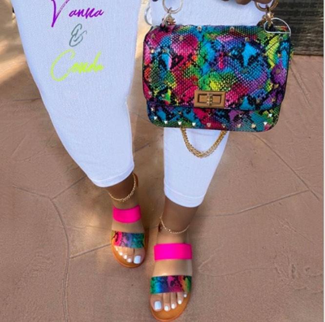 Sandals and bags set